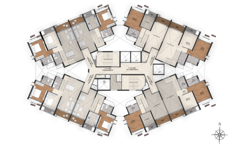 Joy on the treetops - Floor Plan